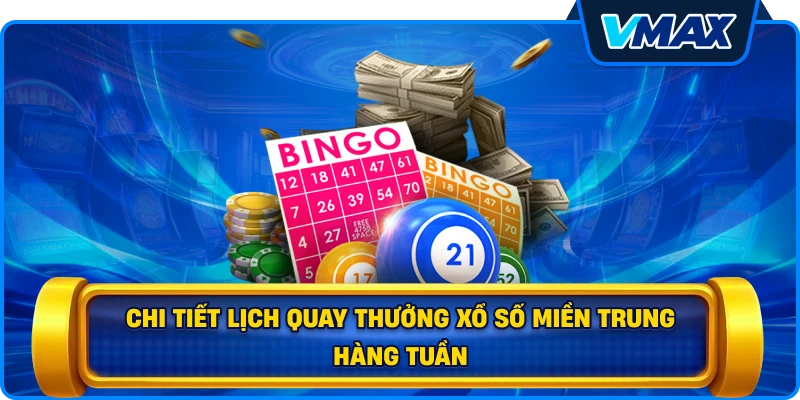 Chi tiết lịch quay thưởng Xổ số miền Trung hàng tuần